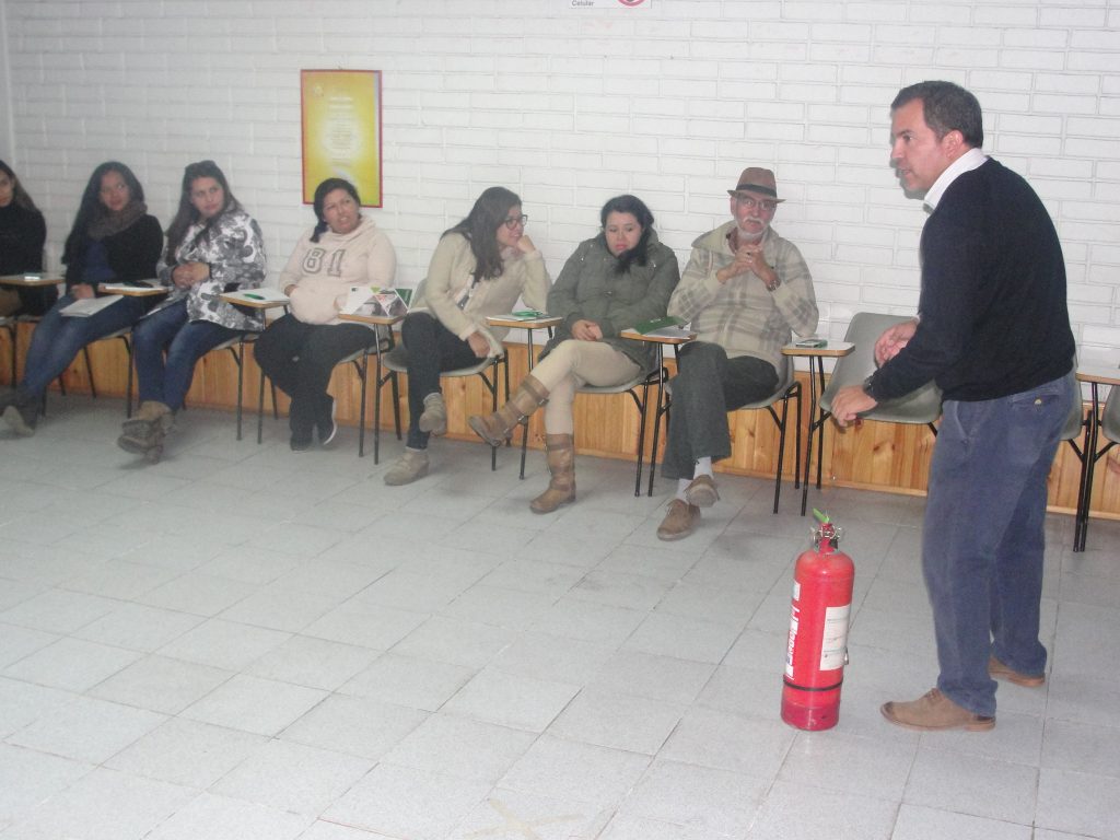 Trabajadores CORFAL se capacitaron en Curso de Prevención contra Incendios