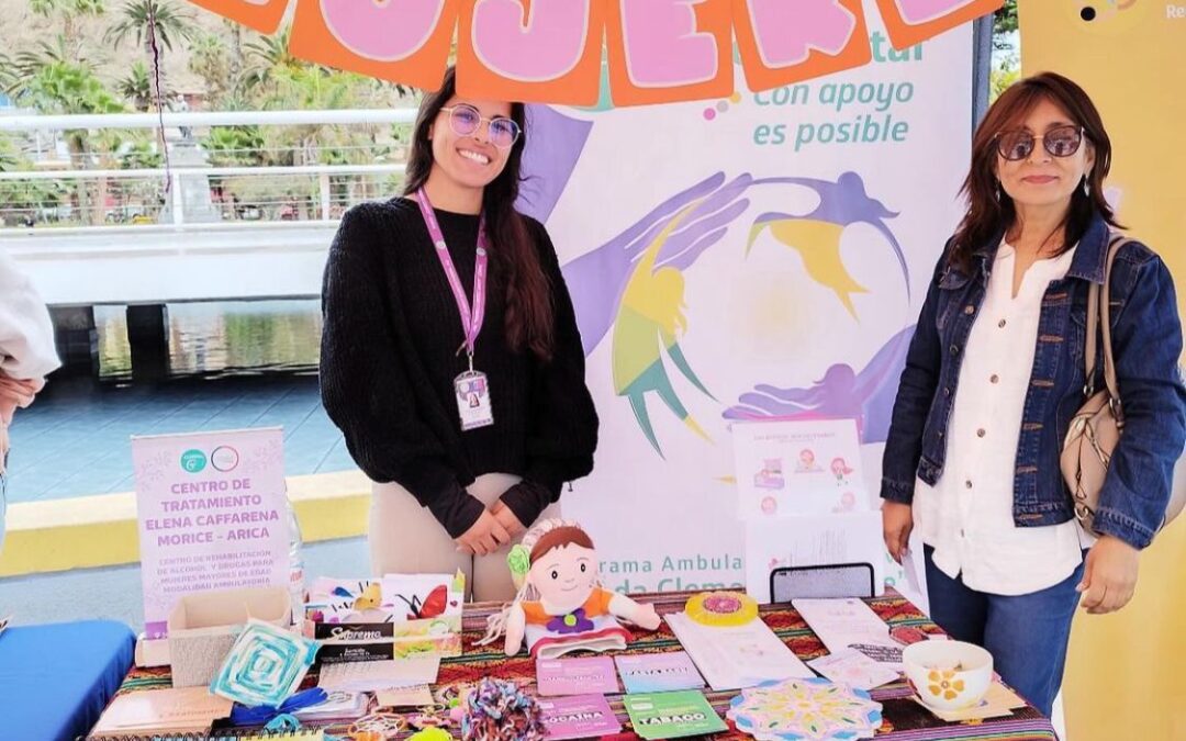 Programas de Tratamiento CORFAL participaron en feria por Día Mundial de la Salud Mental